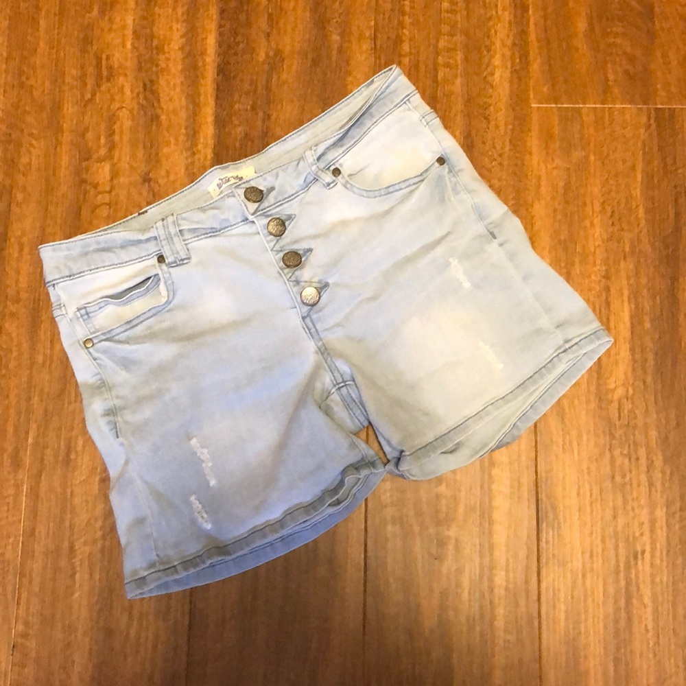 High Waisted Denim Shorts